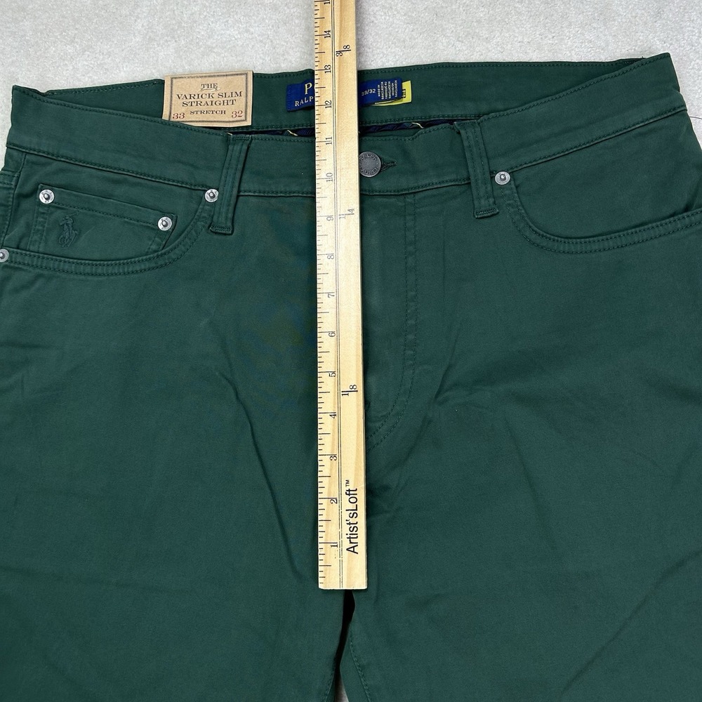 Polo Ralph Lauren Varick Slim Straight Pants Men's 33x32 Stretch Casual Traveler - Picture 5 of 8